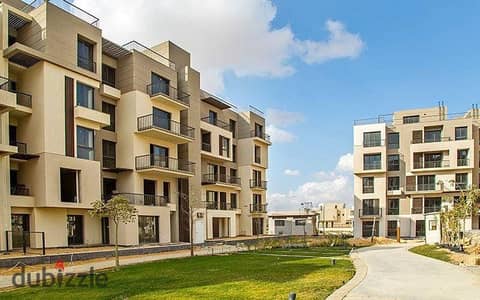 Apartment for sale, fully finished, in a very special location, with installments on landscape in a compound in Shorouk City