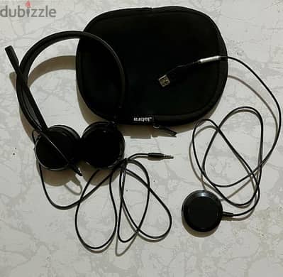 سماعة Jabra أصلية للمكالمات والعمل – حالة ممتازة
