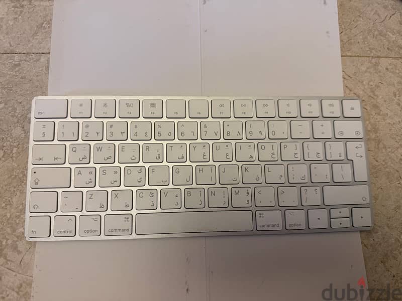 Apple Magic mouse and APPLE USB C MAGIC KEYBOARD SILVER ARABIC 1