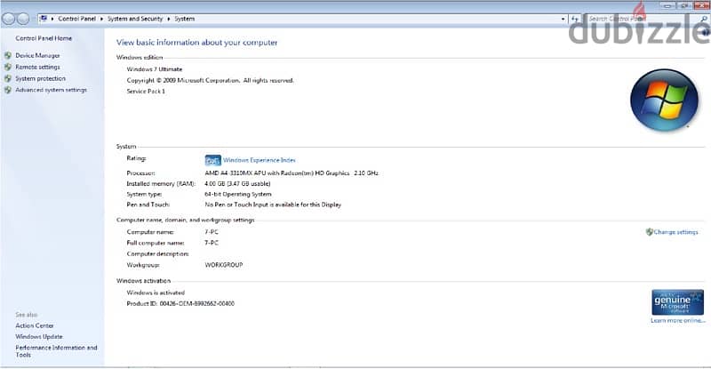 lap top HP 6