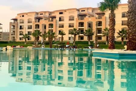 شقة على الرووف للبيع تكملة اقساط استلام فوري بفيو لاند سكيب في كمبوند ستون ريزيدنس - التجمع الخامس
