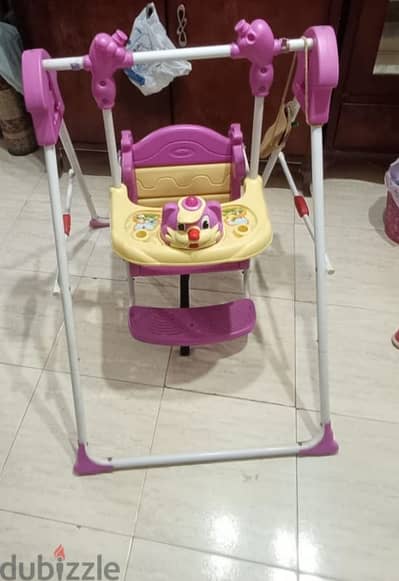 مرجيحة اطفال لا تستعمل غير مره فقط