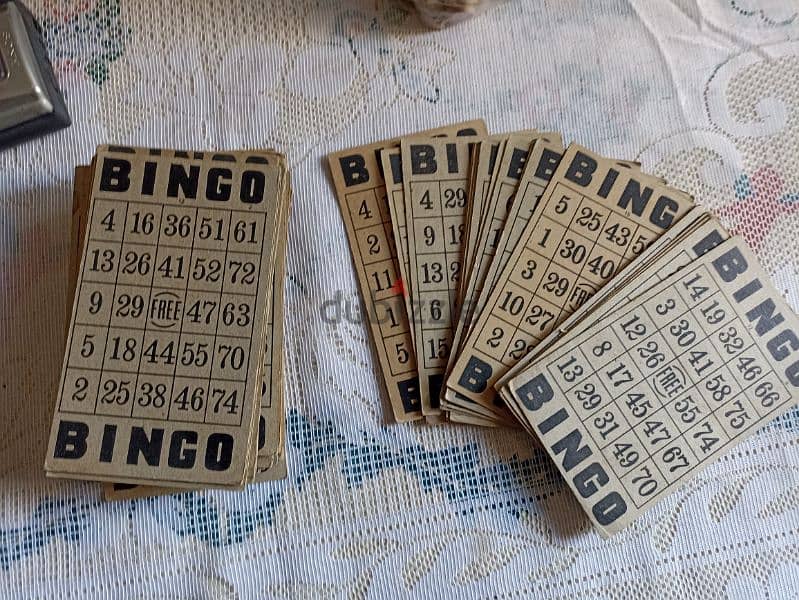 vintage Bingo cards 1