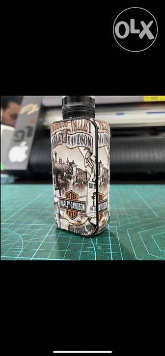 Vaping mod wrap skin vinyl 3