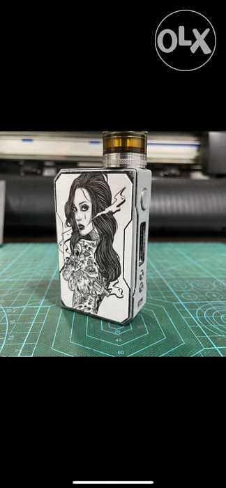 Vaping mod wrap skin vinyl 5