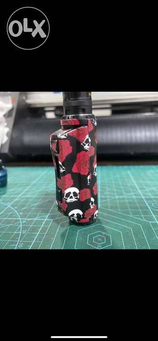 Vaping mod wrap skin vinyl 7