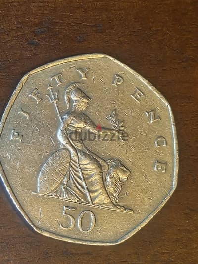 50 pence Queen Elizabeth II , Price in USD dollar
