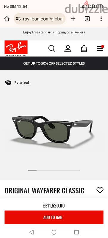 Original rayban wayfarer classic 4