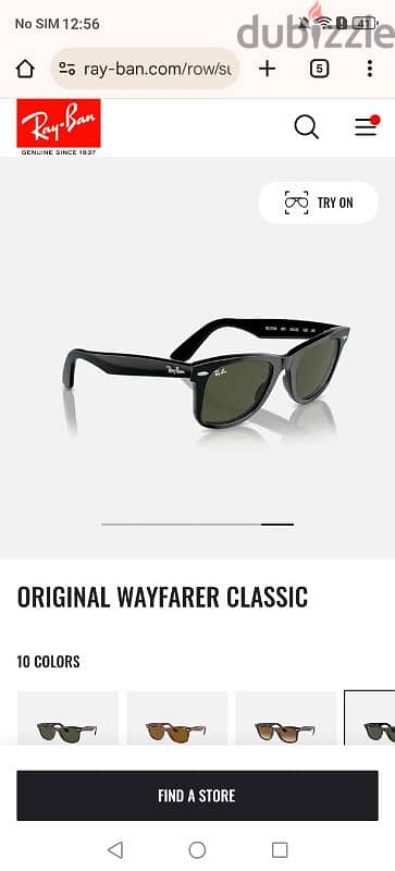 original rayban wayfarer classic 1