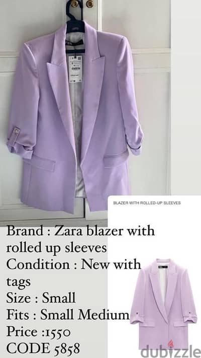 Zara new small blazer