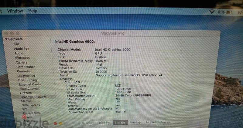 Macbook Pro Mid-2012 1