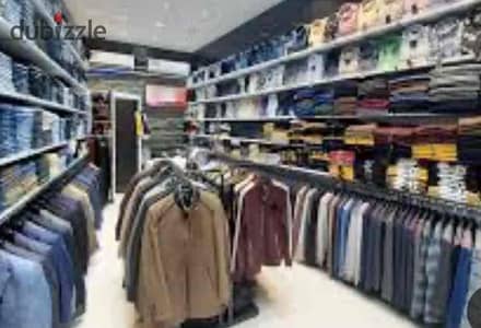 For sale in Bsmouha, a commercial shop 55 m with a very distinctive 5 m front