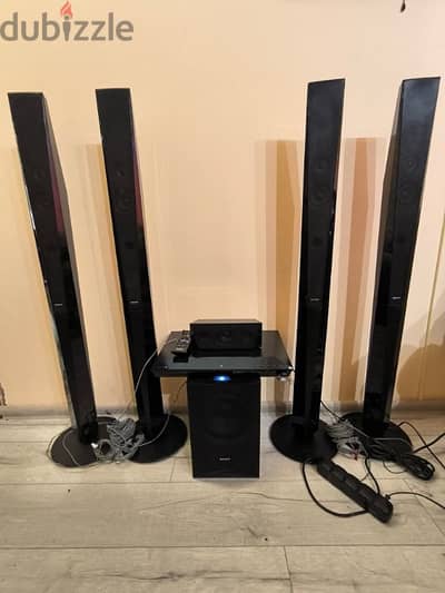 مسرح منزلي سوني BDV-E6100 من قطر 5.1 3D بلواري واي فاي بلوتوث 1000 واط