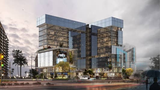 **A premium administrative office directly overlooking the plaza at Legacy Business Complex on the Eastern Axis – Downtown. Prime location, elegant fa
