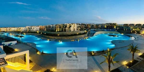 شاليه للبيع متشطب بالكامل بمقدم 10% في البحر الاحمر مع ساويرس اوراسكوم - في مكادي هايتس بفيو لاجون  Makadi Heights Red Sea Resort