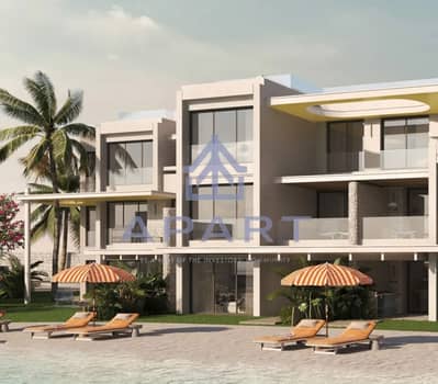 Lowest Price Sea View Chalet 3 Bedrooms Fully Finished Installment Over 10 Years in North Coast - Ras Elhekma - Sidi Abdelrhman