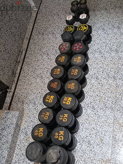 دمبل كسر زيرو استعمال شخصى 625كيلو