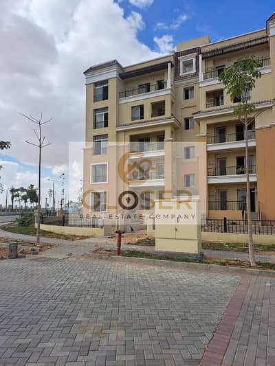شقة دور اول للبيع في افخم مراحل كمبوند سراى بدبل فيو علي بلو لاجون + خصم 50% علي الكاش  Apartment for  for sale in Sarai