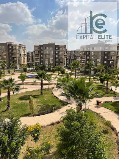 لسرعه الايجار شقه 130 متر ناصيه فيو جرادن كبيرة بحري في دار مصر القرنفل امام الرحاب التجمع