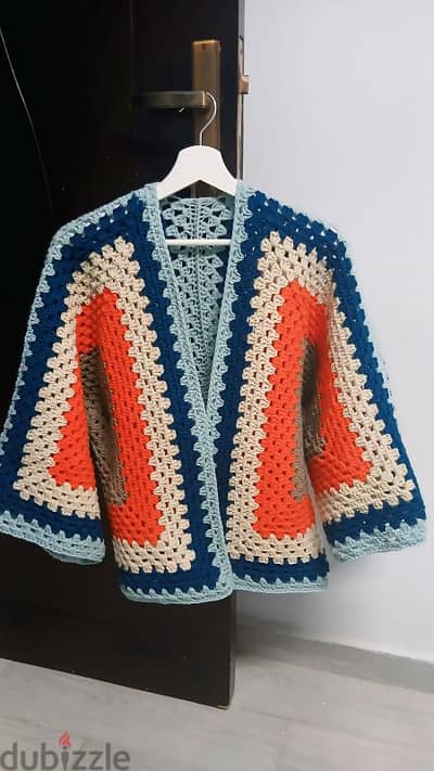 بلوفر كروشيه هاند ميد Hand made البلوفر الترند