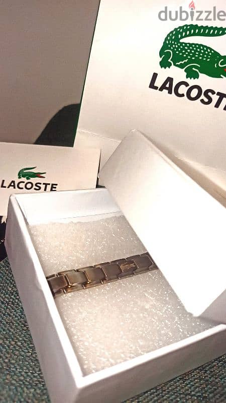 silver Lacoste 5