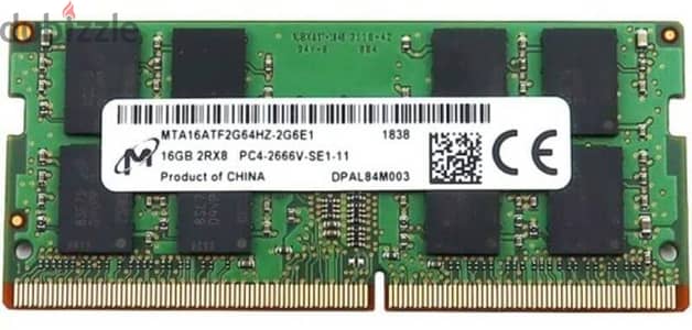Micron SODIMM 16GB PC4 DDR4 2666   For Laptop RAM for Dell HP Lenovo