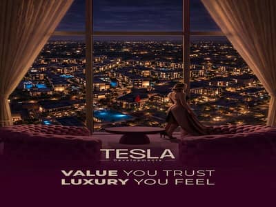 Own your apartment in Tesla Residence compound in one of the best locations in 6th of October City directly on the Oasis Road
