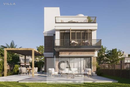 Townhouse for sale in Scenes Compound in the heart of Mostakbal City, next to Bloomfields, with a 5% down payment and installments over the longest pa