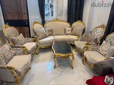 صالون مدهب كلاسيك