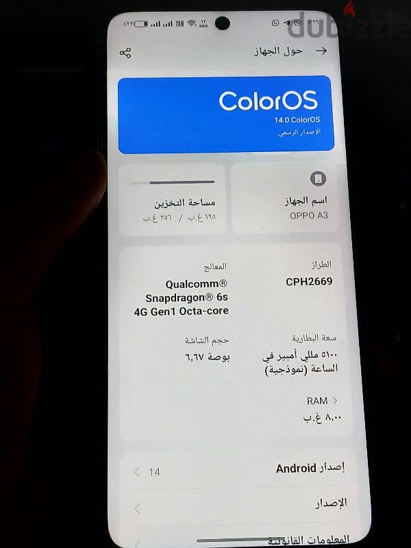 oppo A3 9