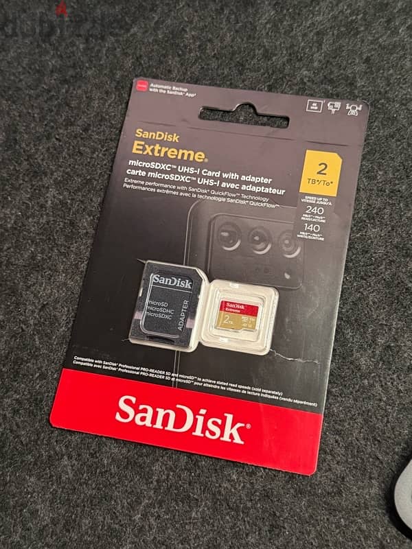 Sandisk extreme pro 2tb SD card 1