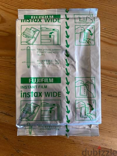Fujifilm Instax Wide Film (10 Sheets) فيلم انستاكس وايد جديد