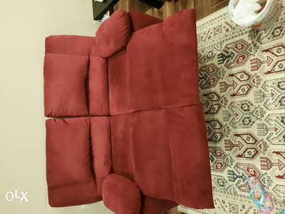 طقم Lazy كنبة ٢، كنبة ٣، Love seat. كله بيفتح