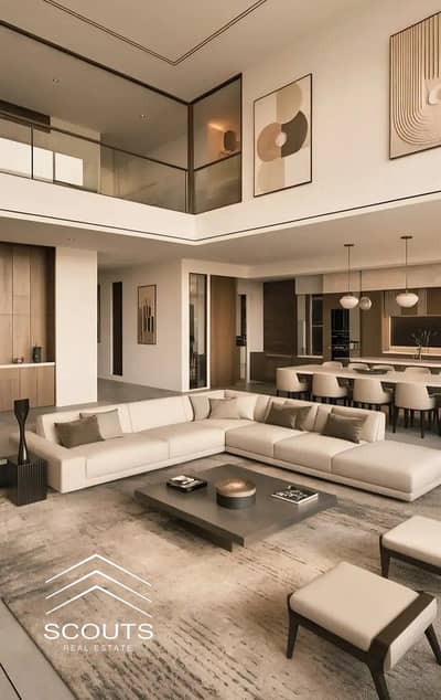 A villa with an amazing view of the landscape and lagoons for sale in Hyde Park Compound, with full services, ready for viewing in an amazing location