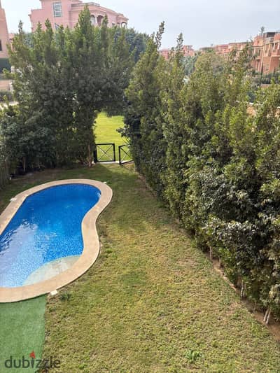 Villa for rent with a swimming pool in Emerald Compound – New Cairo
