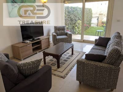 شقة بجاردن مفروشه للإيجار في ستون ريزيدنس-Stone Residence-القاهرة الجديدة