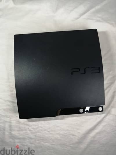 جهاز بلايستيشن ٣ مع دراع ps4 و ٧ العاب