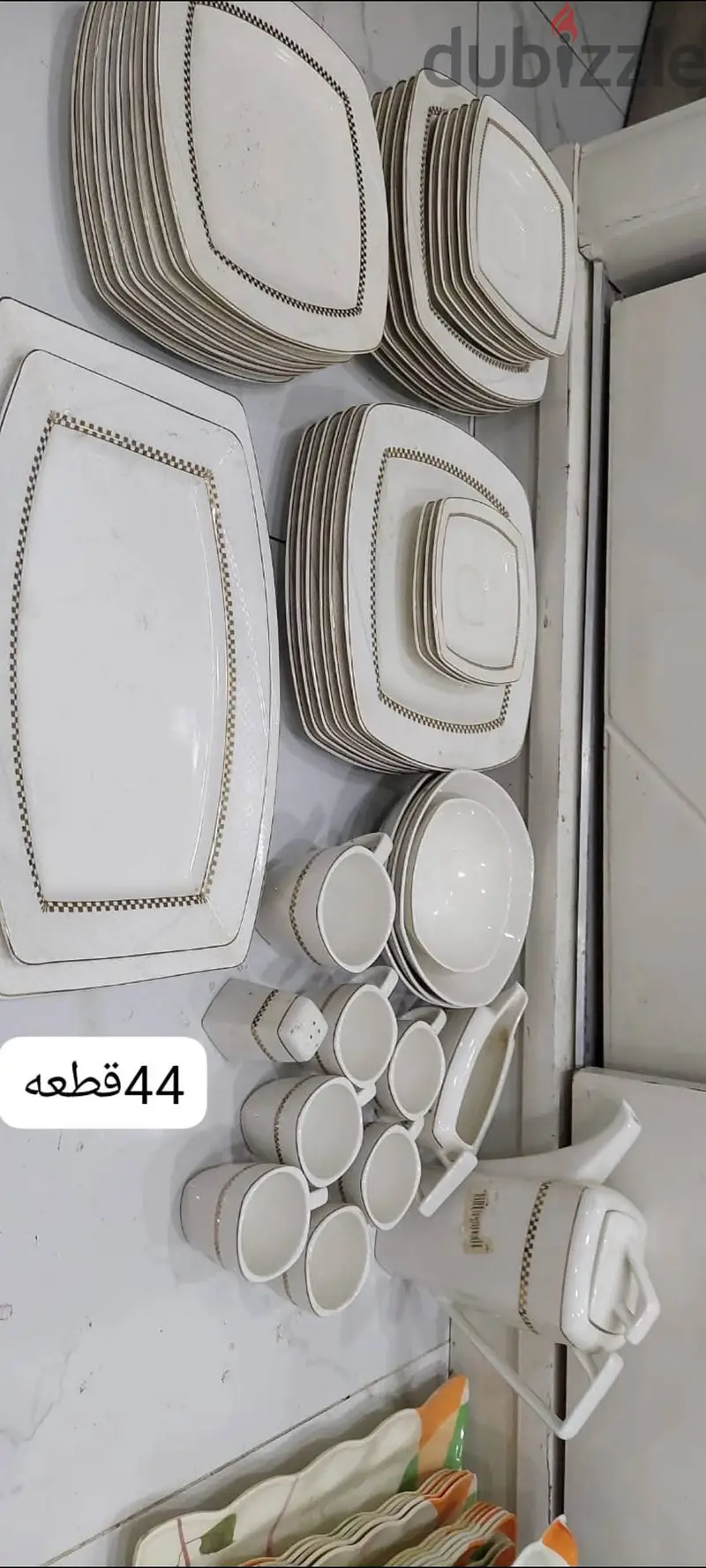 طقم صيني راك من غير كرتونه