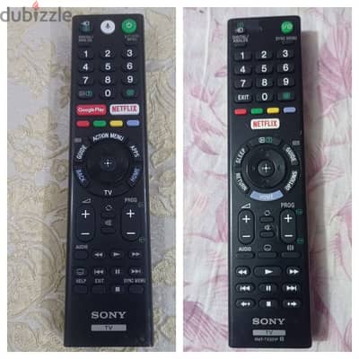 ريموتات شاشة sony  اصليه