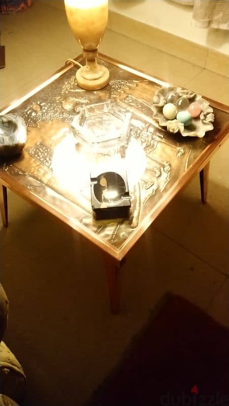 Vintage ZAMBIAN Copper Table 10