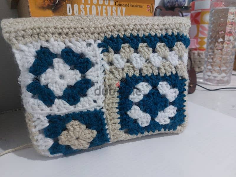 Crochet book cover 5