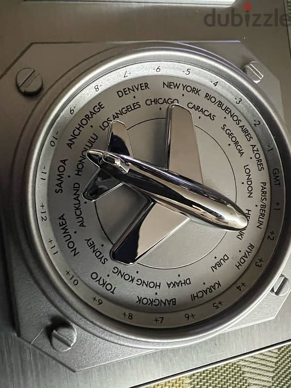 international clock automatic with turning plane time zone selector 2