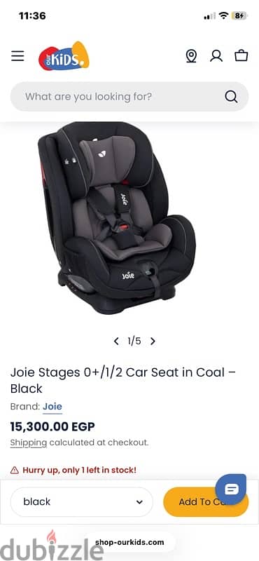 car seat joie 0+