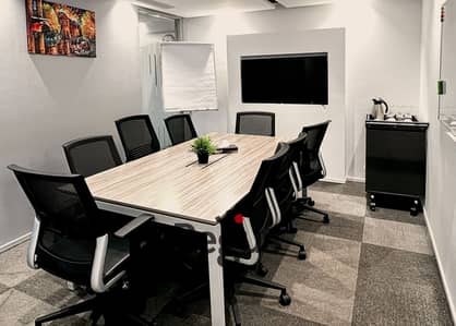 Open office space to rent for 10 persons in Maadi Club