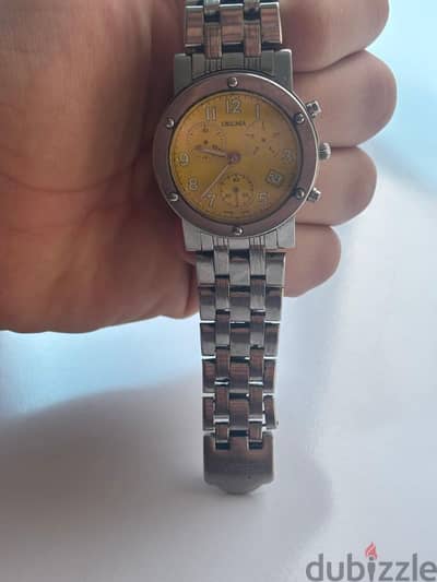 ساعة DELMA سويسرية أصلية – Chronograph ستانلس | سعر نهائي