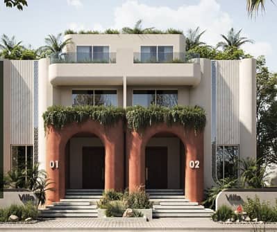 Twin house villa for sale in Vert Compound, no down payment and installments available. A company with a proven track record of successful projects.