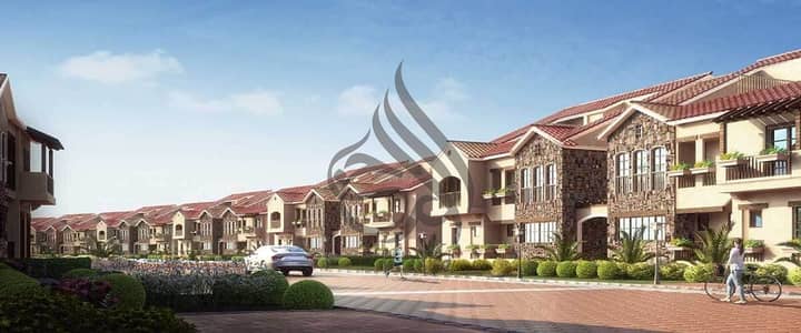 تاون هاوس كورنر للبيع في جرين سكوير المستقبل سيتي موقع مميز اقل من سعر السوق