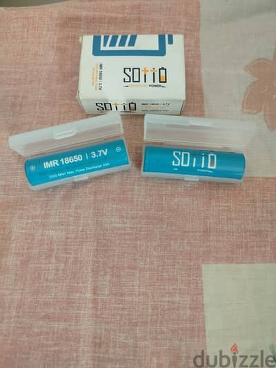 بطاريات سوتو ازرق كسر زيرو 18650