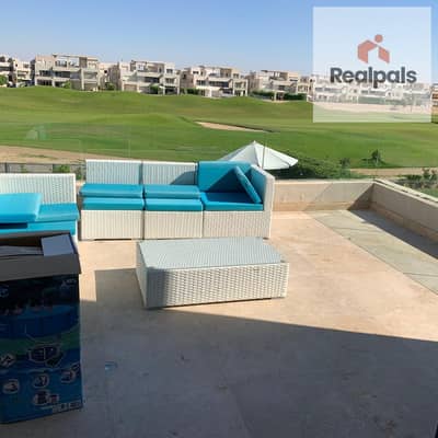 دوبليكس للبيع 350 متر + 200 متر رووف - علي الجولف مباشره - هاسيندا باي    (( Hacienda Bay ))
