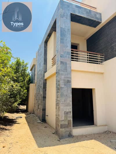 For sale at the lowest price, twin house, immediate delivery, Al Karma 4, Sheikh Zayed, 424 sqm, next to Etapa and Al Rabwah, El Sheikh Zayed Al Karma